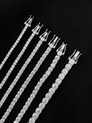 Round Diamond Tennis Bracelets